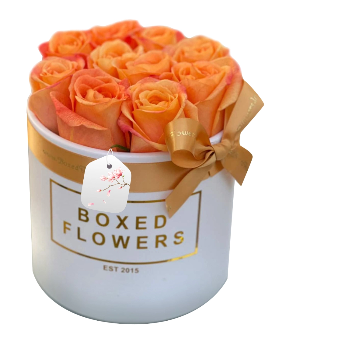 Orange box - Box sa 9 narandžastih ruža.